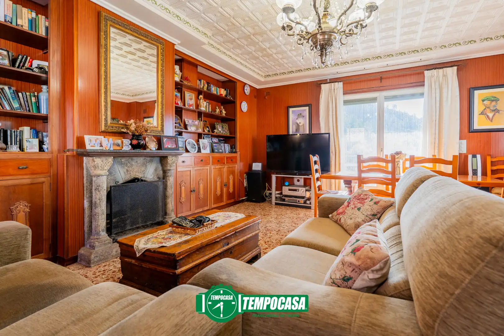 Sala de estar de Casa o chalet en venta en Azuébar con Aire acondicionado, Trastero y Piscina