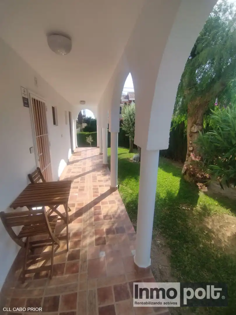 Jardín de Estudio de alquiler en Mazarrón con Aire acondicionado, Amueblado y Horno