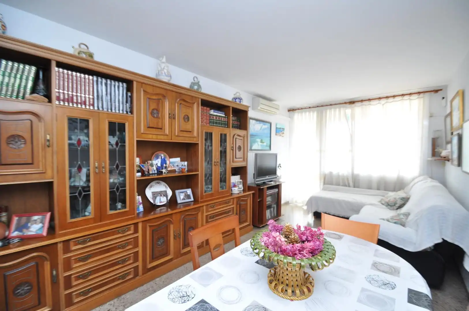 Sala de estar de Piso en venta en La Ràpita con Aire acondicionado, Calefacción y Terraza
