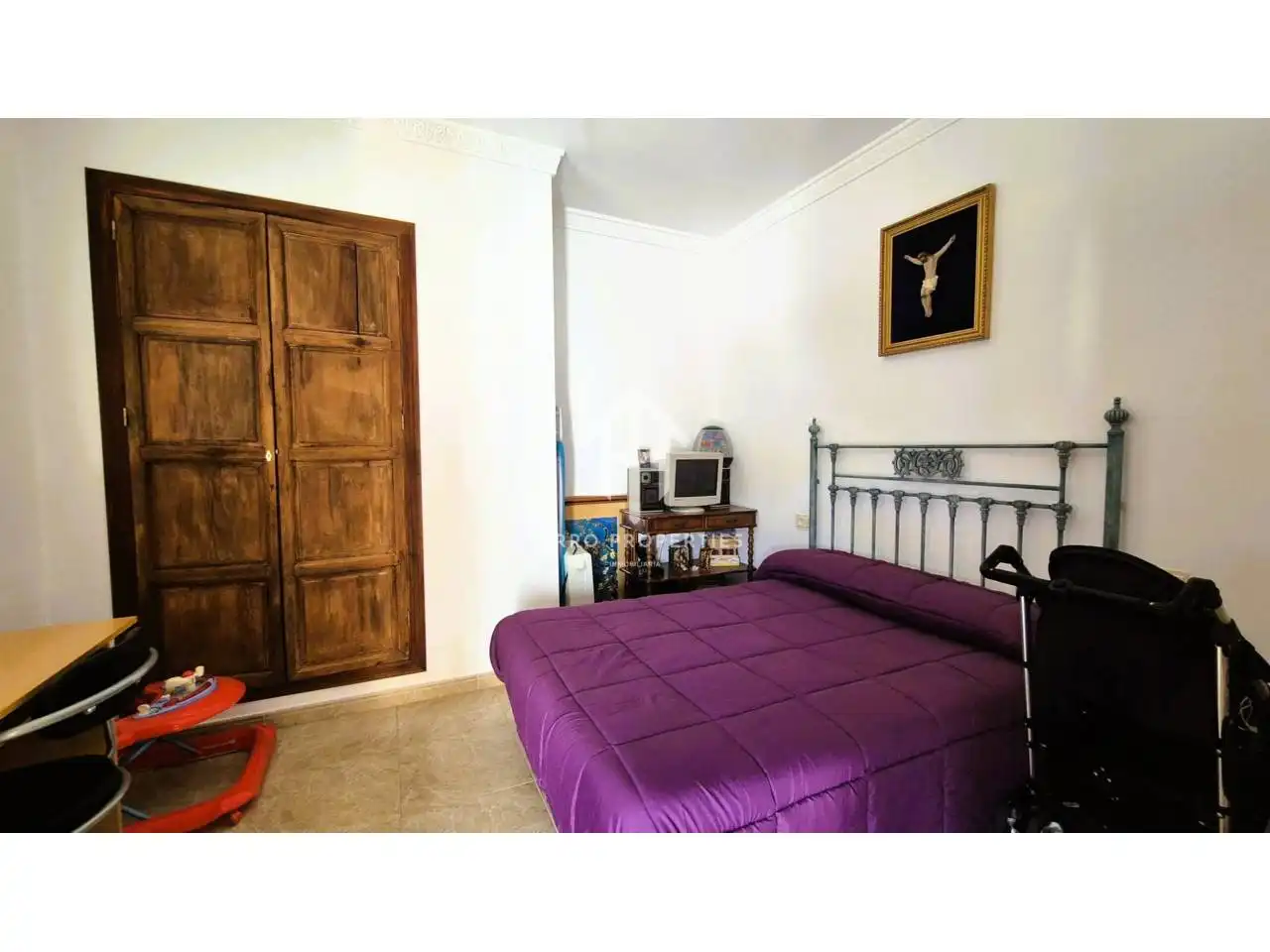 Dormitori de Casa o xalet en venda en Algarinejo amb Jardí privat, Terrassa i Moblat
