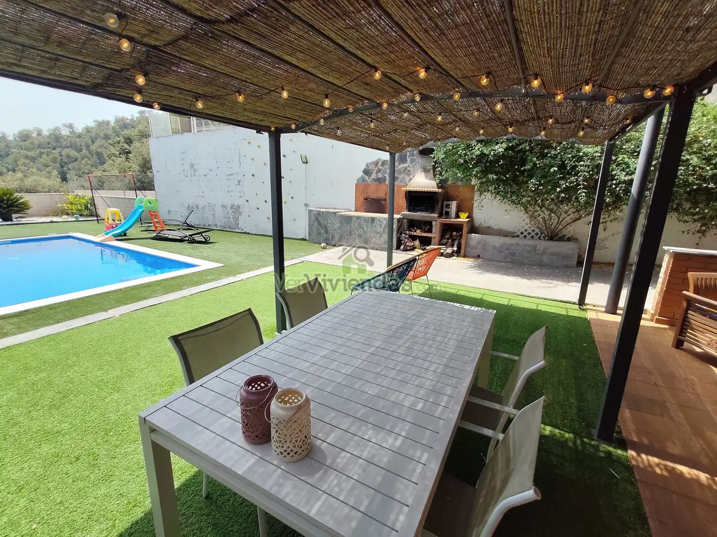 Terrassa de Casa adosada en venda en Castellar del Vallès amb Calefacció, Jardí privat i Terrassa