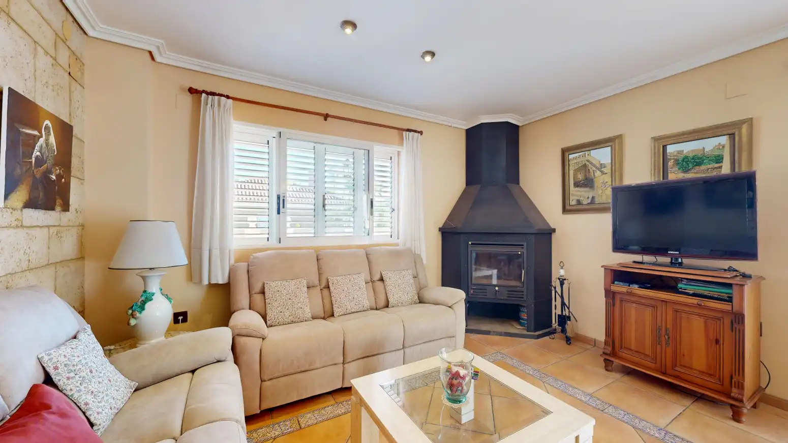 Living room of Houses for sale in Sagunto / Sagunt  with Private garden, Terrace and Swimming Pool
