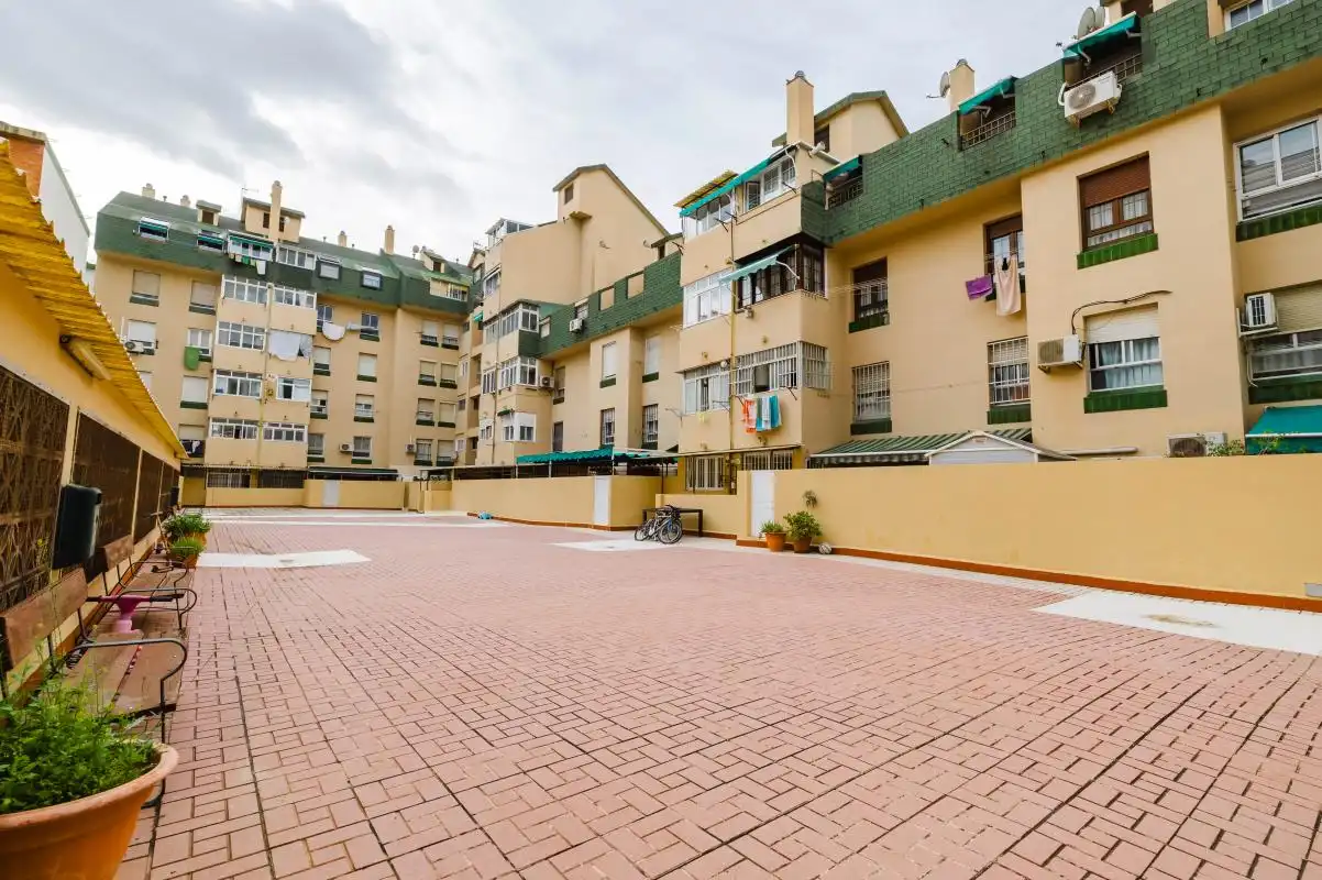 Exterior view of Flat for sale in Málaga  with Air Conditioner, Heating and Private garden