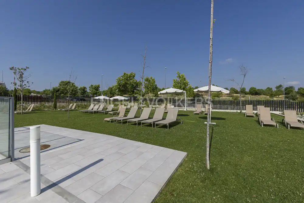Piscina de Estudio de alquiler en Alcobendas con Aire acondicionado, Calefacción y Jardín privado