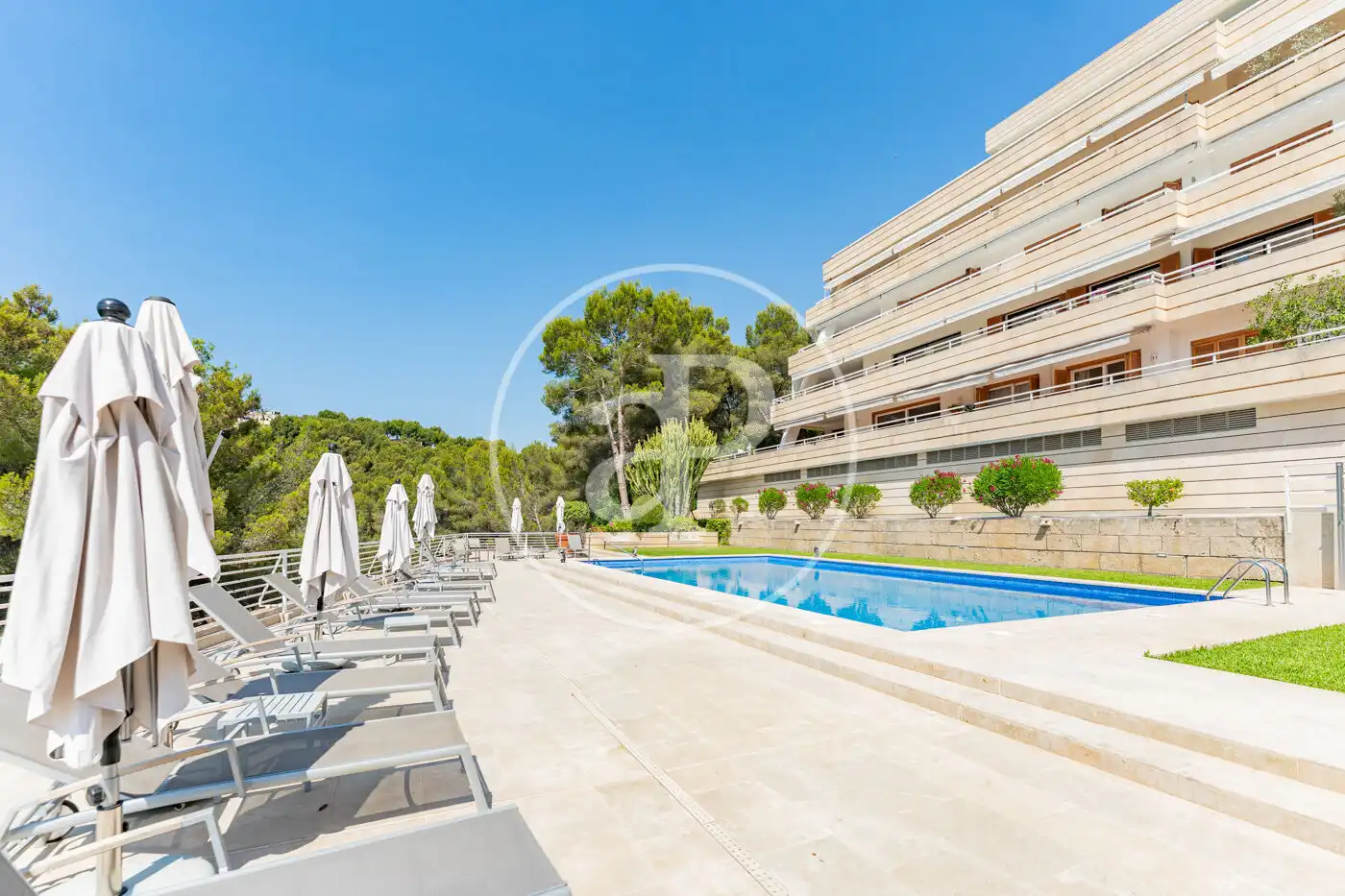 Schwimmbecken von Dachboden zum Verkauf in Calvià mit Klimaanlage, Heizung und Terrasse