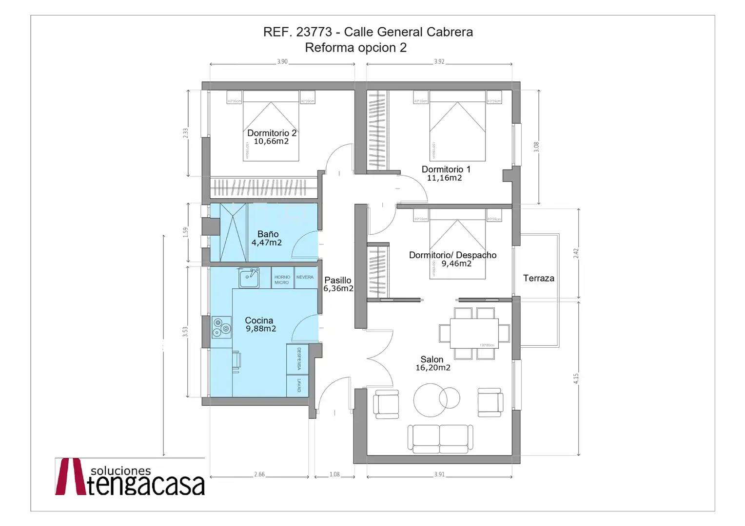 Piso en venta en Madrid con Calefacción, Parquet y Terraza