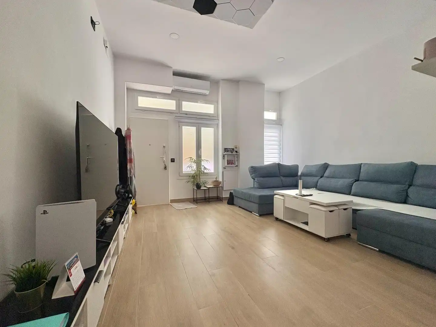 Wohnzimmer von Wohnung zum Verkauf in Málaga mit Klimaanlage und Möbliert