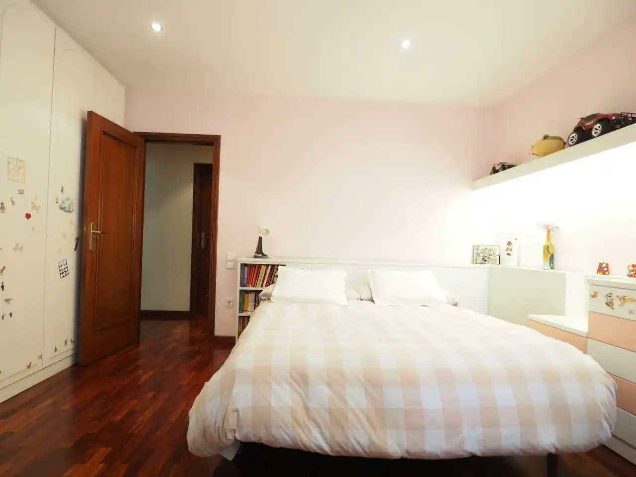 Schlafzimmer von Wohnung zum Verkauf in Granollers mit Heizung, Parkett und Terrasse