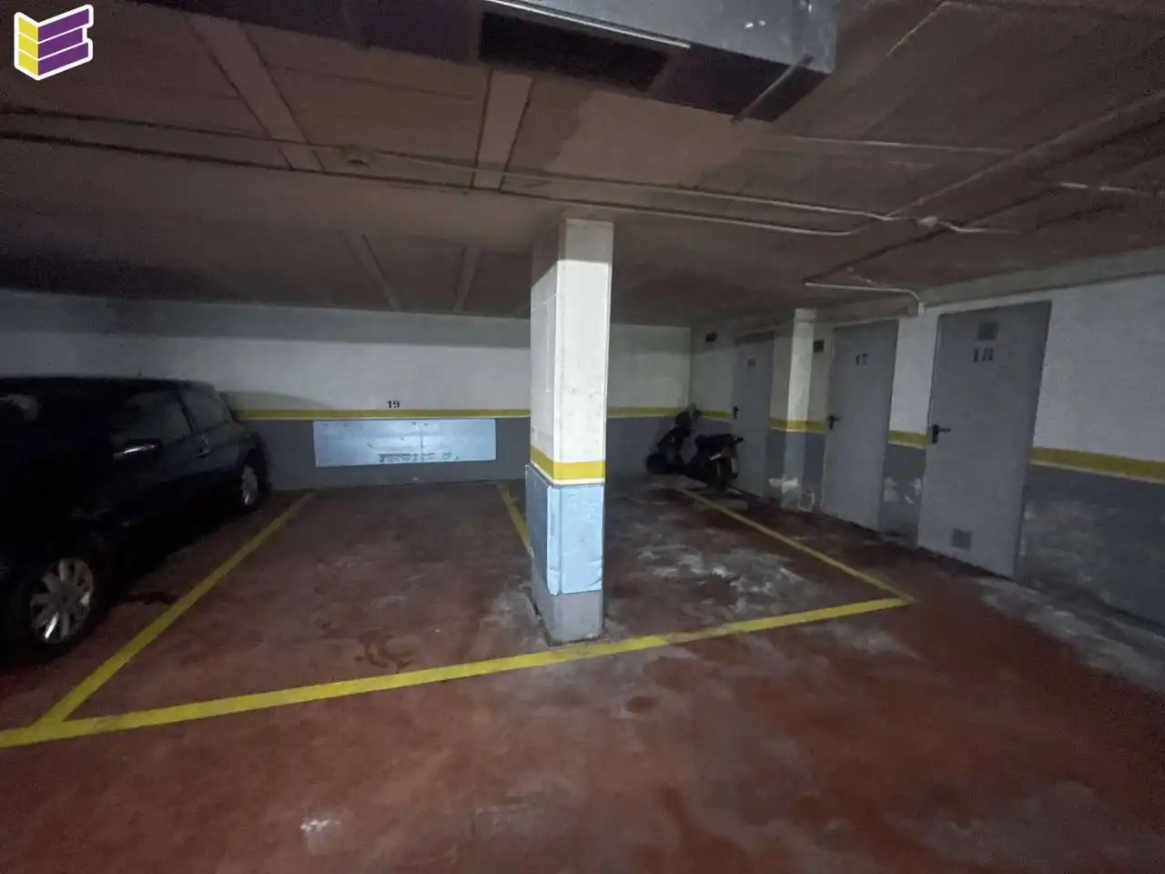 Parking of Flat for sale in Vigo   with Heating, Parquet flooring and Storage room