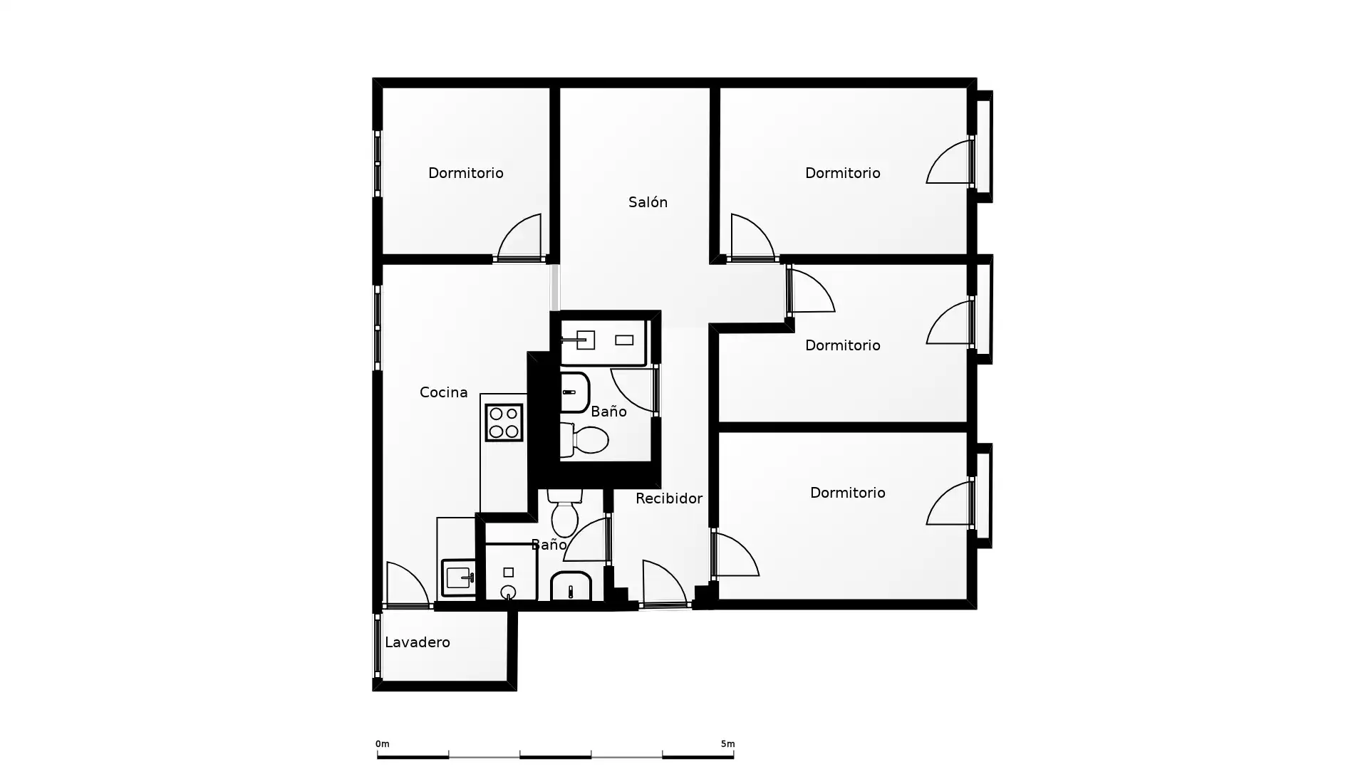 Flat for rent in Madrid  with Heating, Furnished and Oven