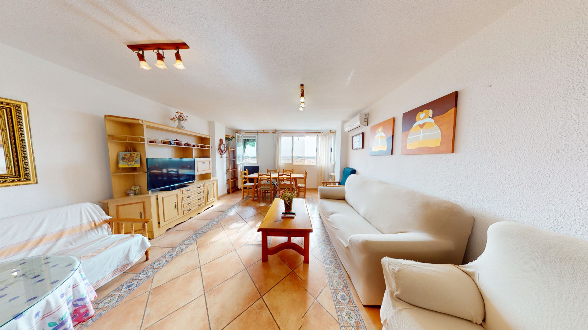 Sala de estar de Ático en venta en Torrevieja con Aire acondicionado, Calefacción y Amueblado