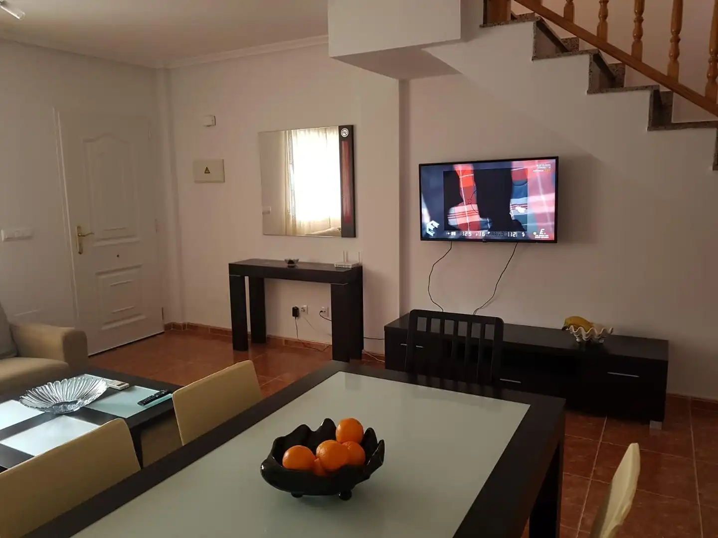 Wohnzimmer von Maisonette zur Miete in Cartagena mit Klimaanlage, Heizung und Terrasse