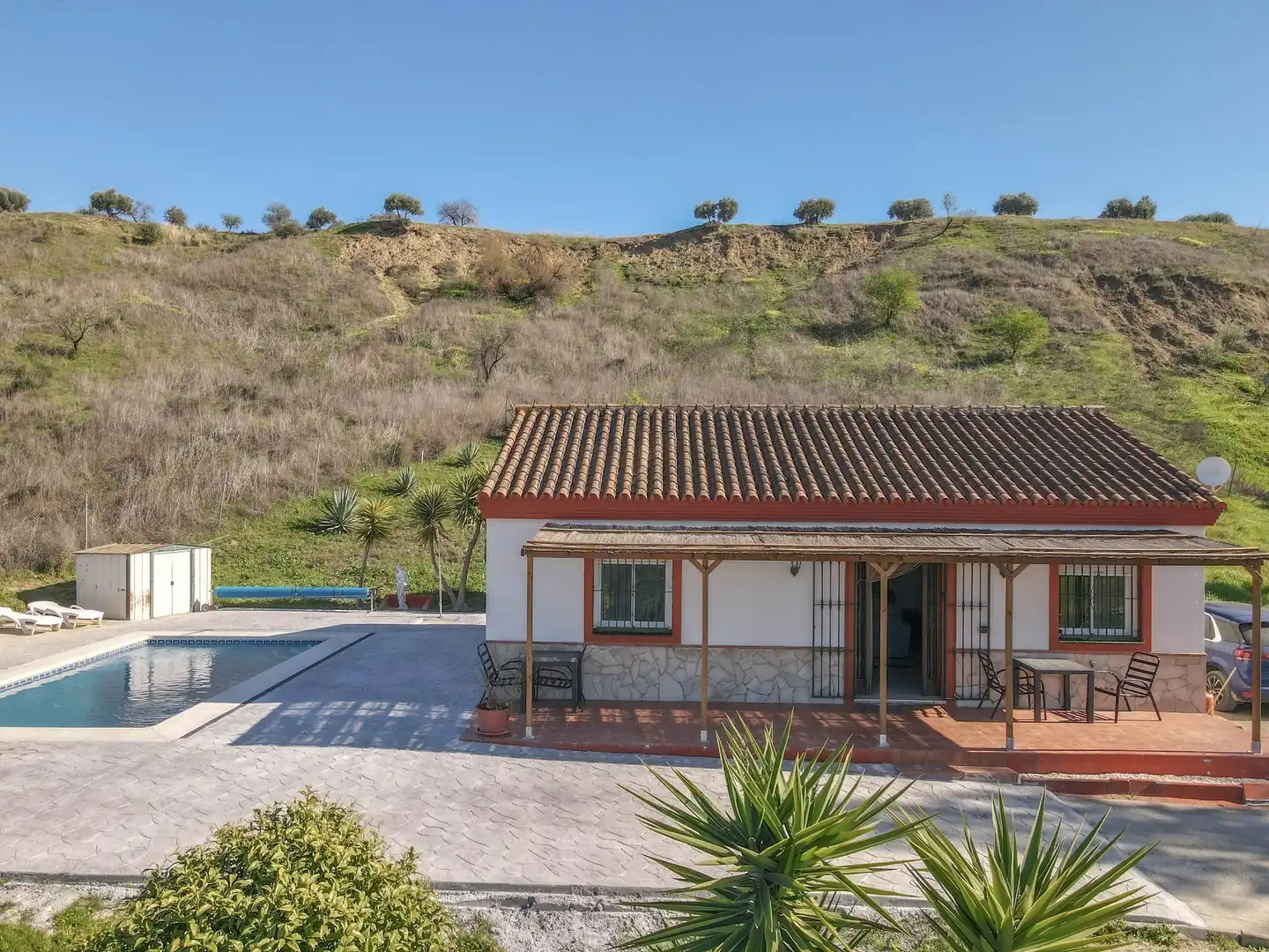 Garten von Haus oder Chalet zum Verkauf in Coín mit Klimaanlage, Privatgarten und Schwimmbad