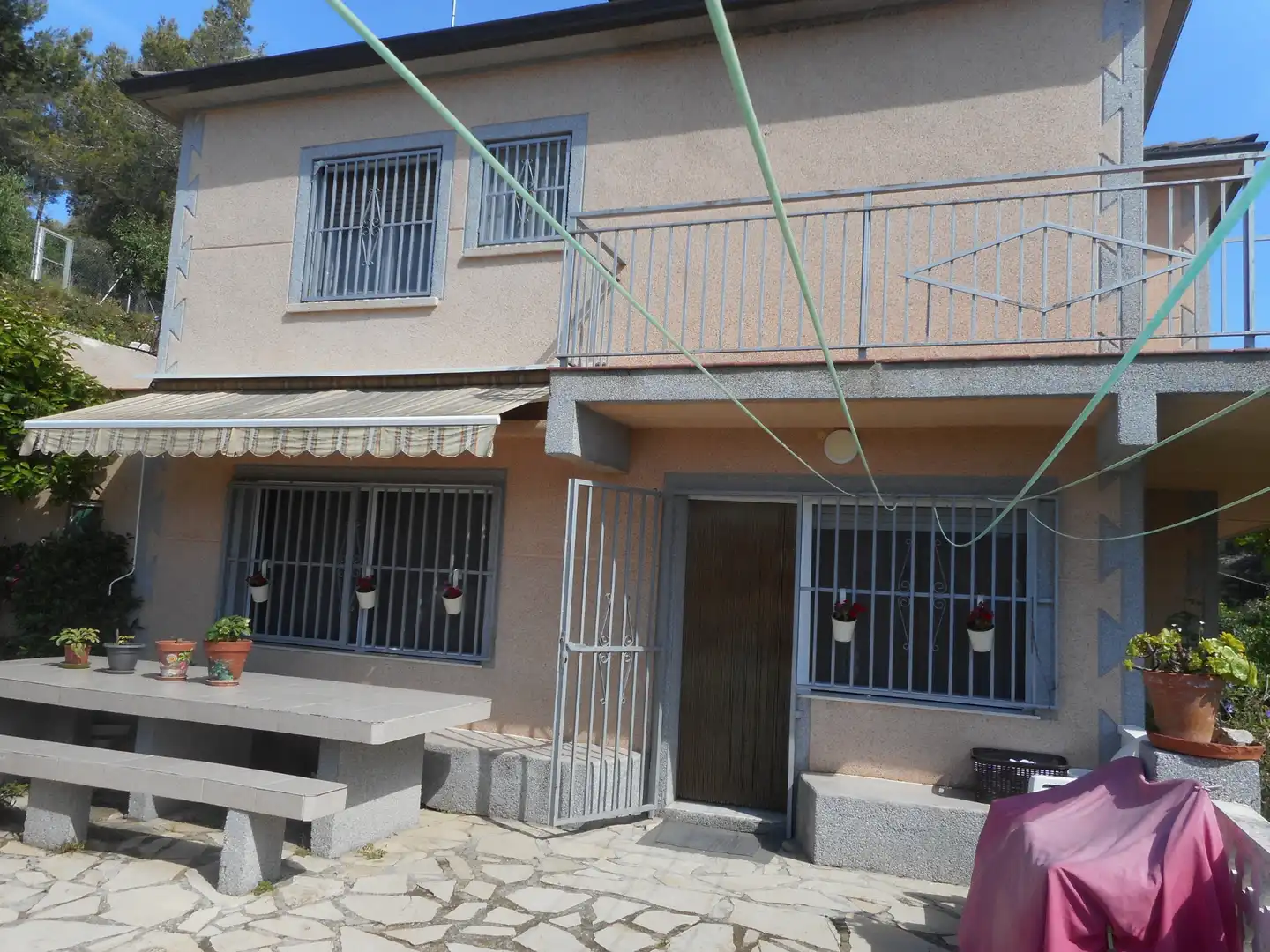 Vista exterior de Casa o xalet en venda en Olesa de Bonesvalls amb Calefacció, Jardí privat i Terrassa