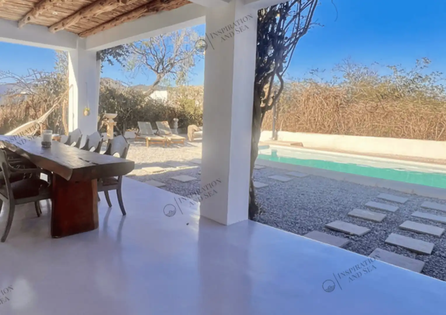 Terrassa de Finca rústica en venda en Sant Josep de sa Talaia amb Aire condicionat, Jardí privat i Terrassa