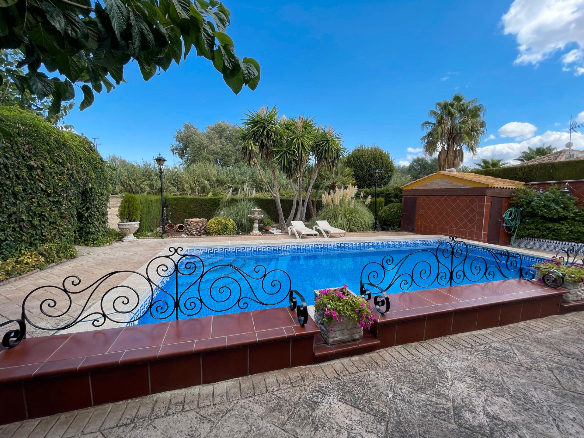 Piscina de Casa o chalet en venta en  Jaén Capital con Aire acondicionado, Jardín privado y Terraza