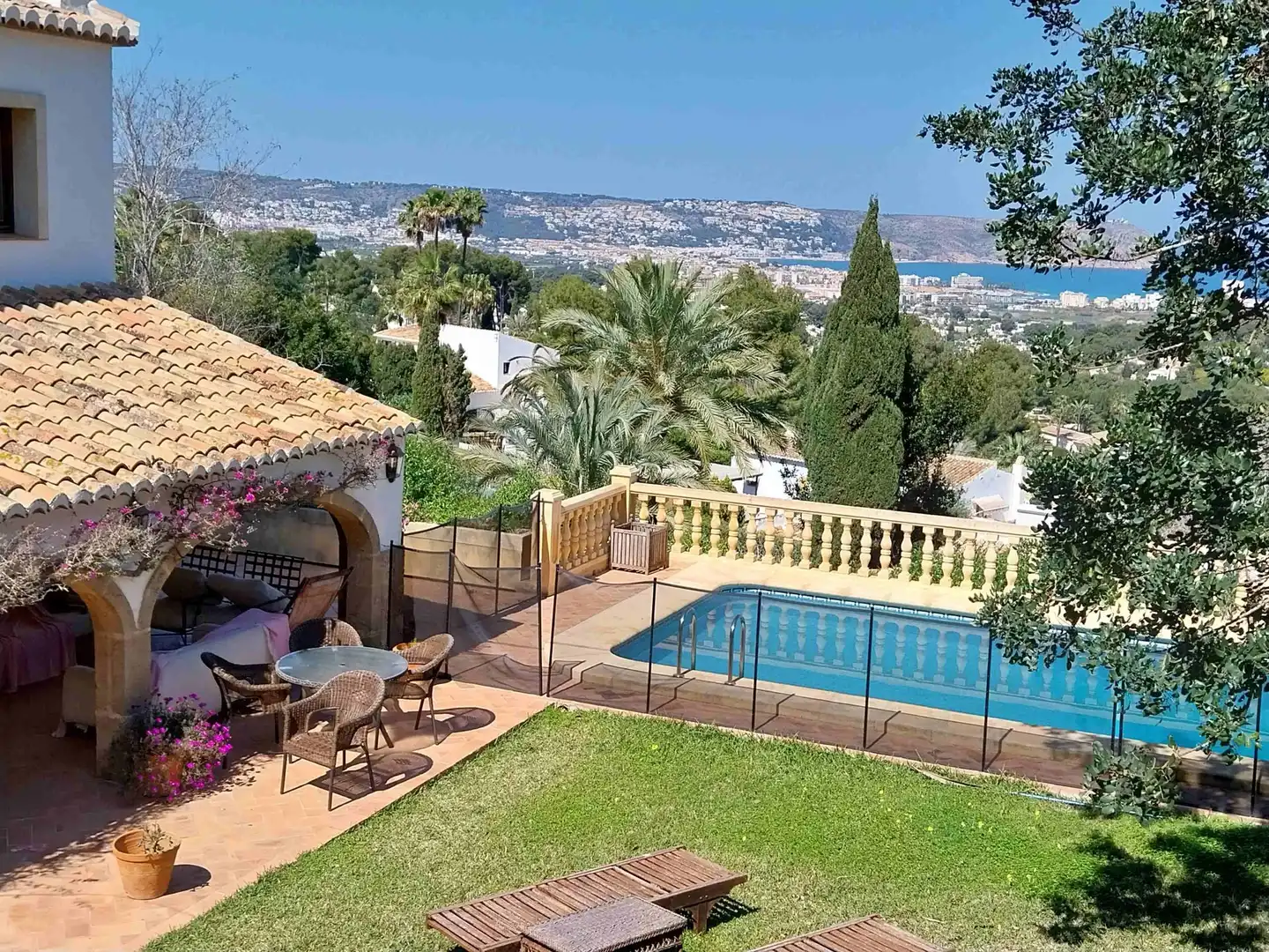 Garden of Houses for sale in Jávea / Xàbia  with Heating, Terrace and Swimming Pool