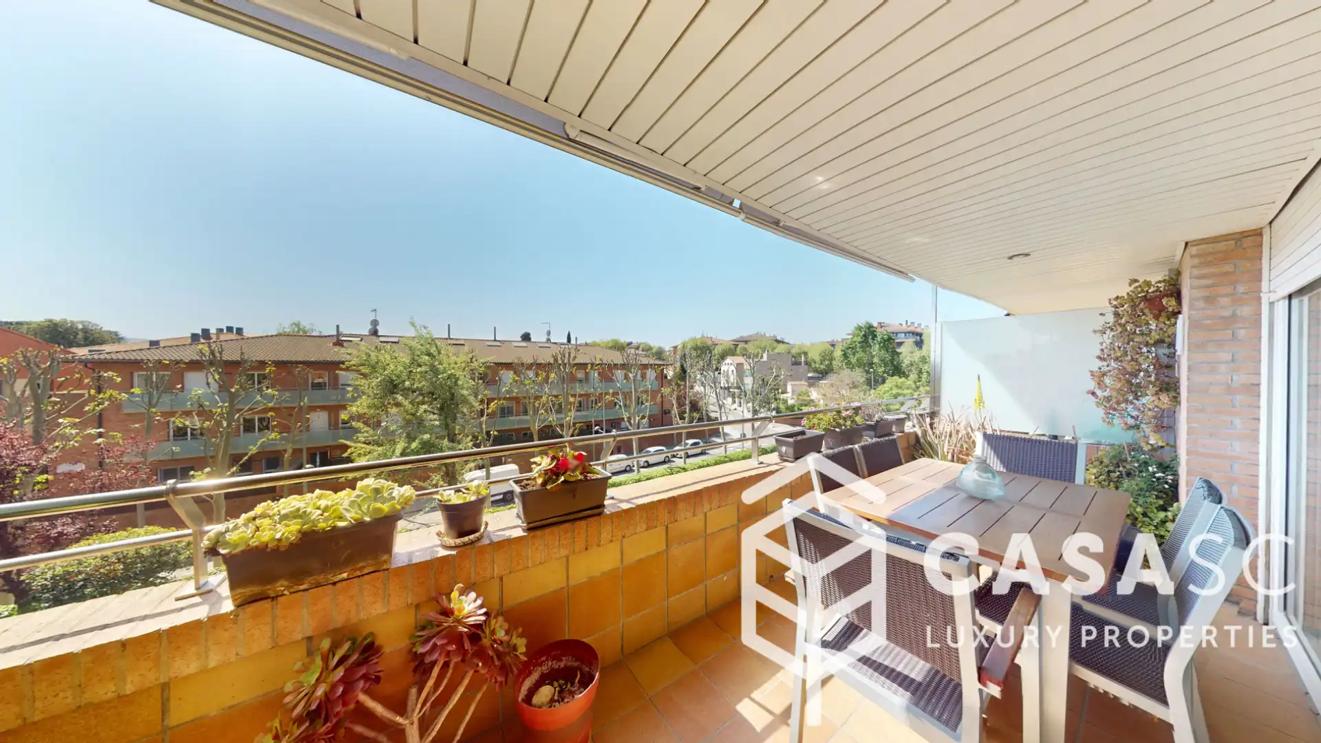 Terrace of Attic for sale in Sant Cugat del Vallès  with Air Conditioner, Heating and Parquet flooring