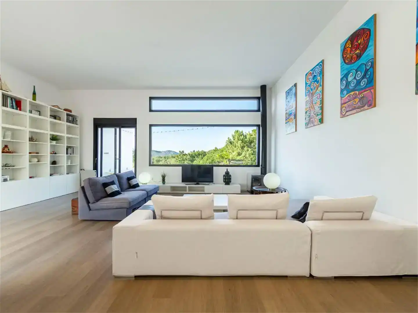 Sala d'estar de Casa o xalet en venda en La Pobla de Tornesa amb Aire condicionat i Piscina