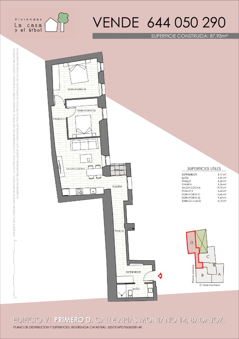 Flat for sale in Badajoz Capital  with Balcony