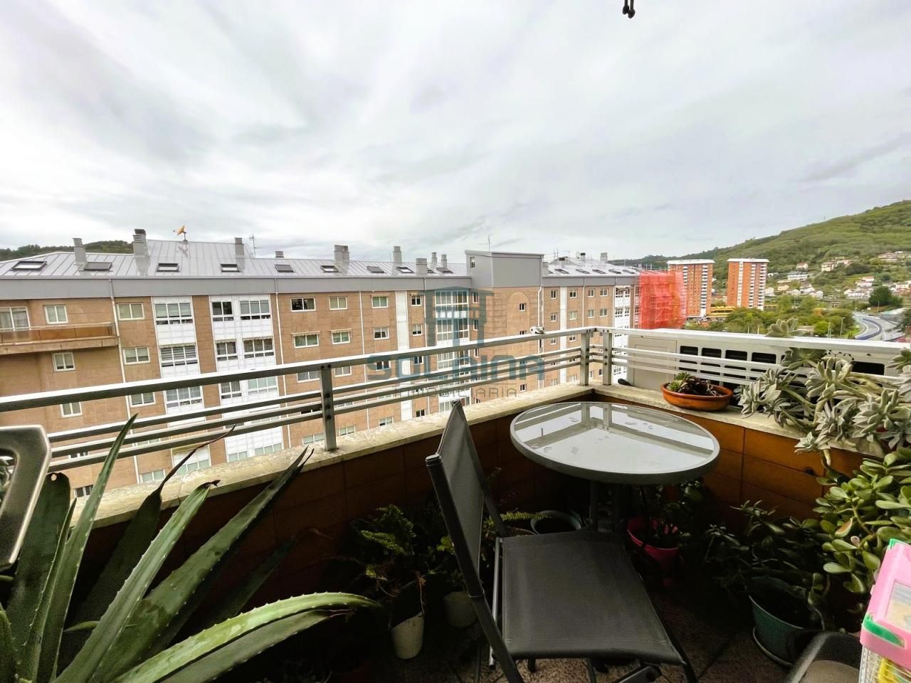 Balcony of Flat for sale in Ourense Capital   with Heating, Parquet flooring and Storage room