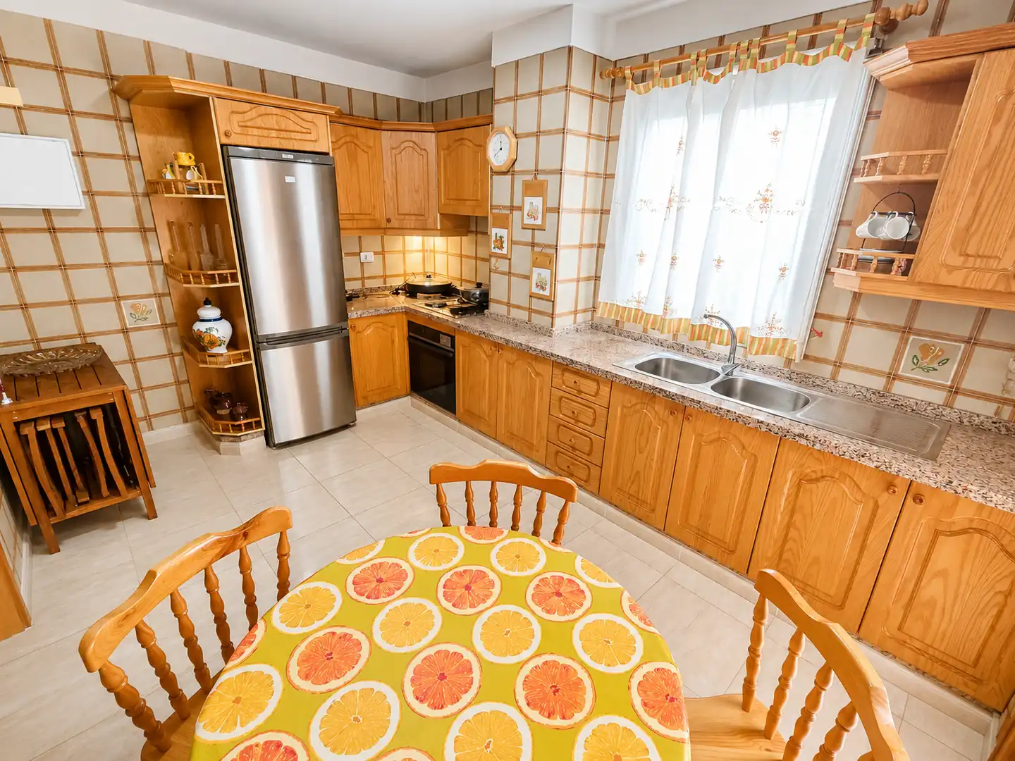 Kitchen of Flat for sale in Icod de los Vinos  with Terrace, Furnished and Home automation
