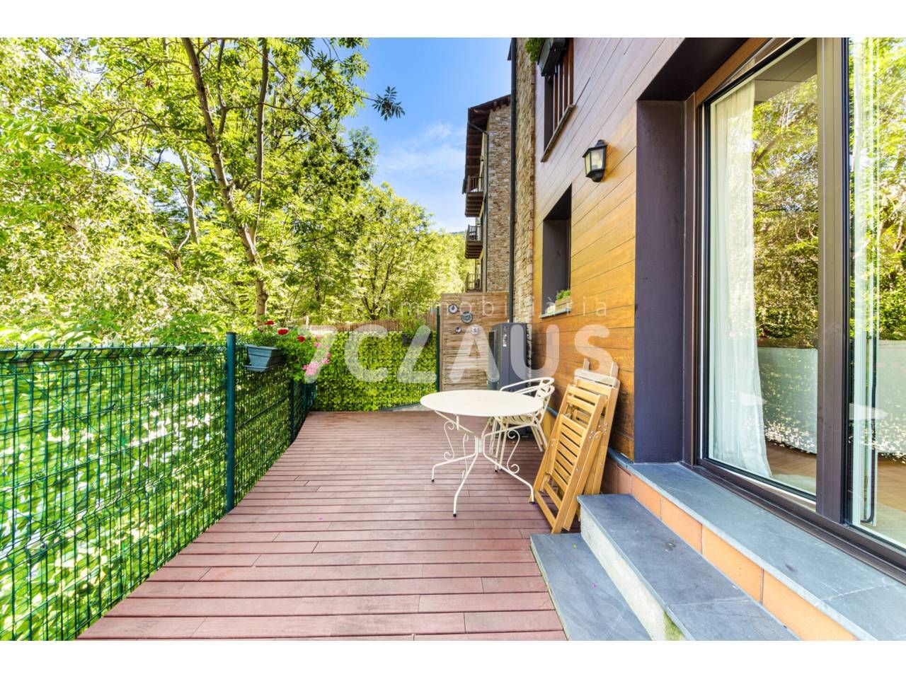 Terraza de Casa adosada de alquiler en Ordino con Calefacción, Parquet y Terraza