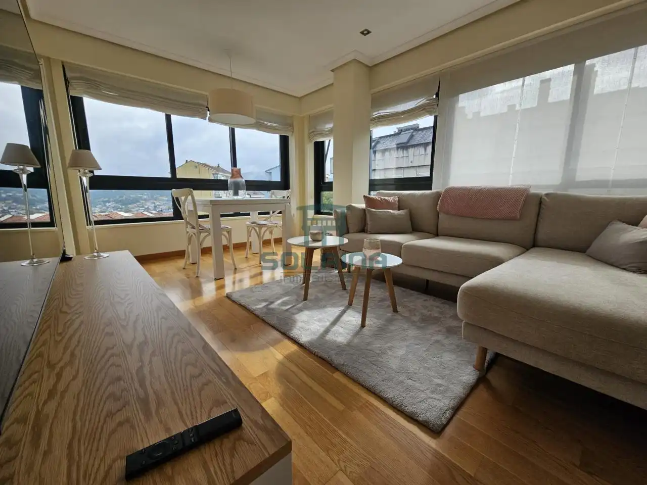 Sala de estar de Apartamento de alquiler en Ourense Capital  con Calefacción y Amueblado