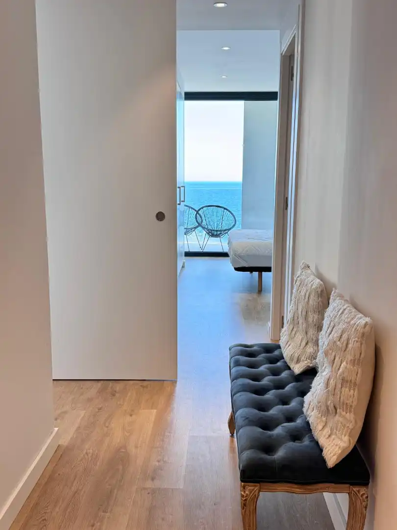 Schlafzimmer von Wohnung zum Verkauf in L'Escala mit Klimaanlage, Heizung und Terrasse