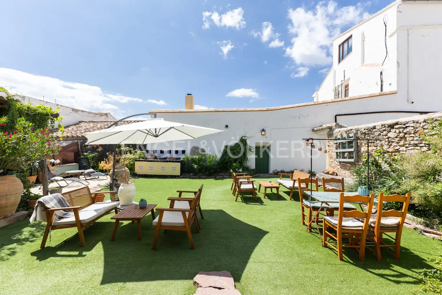 Terraza de Casa o chalet en venta en Alcublas con Aire acondicionado, Calefacción y Jardín privado