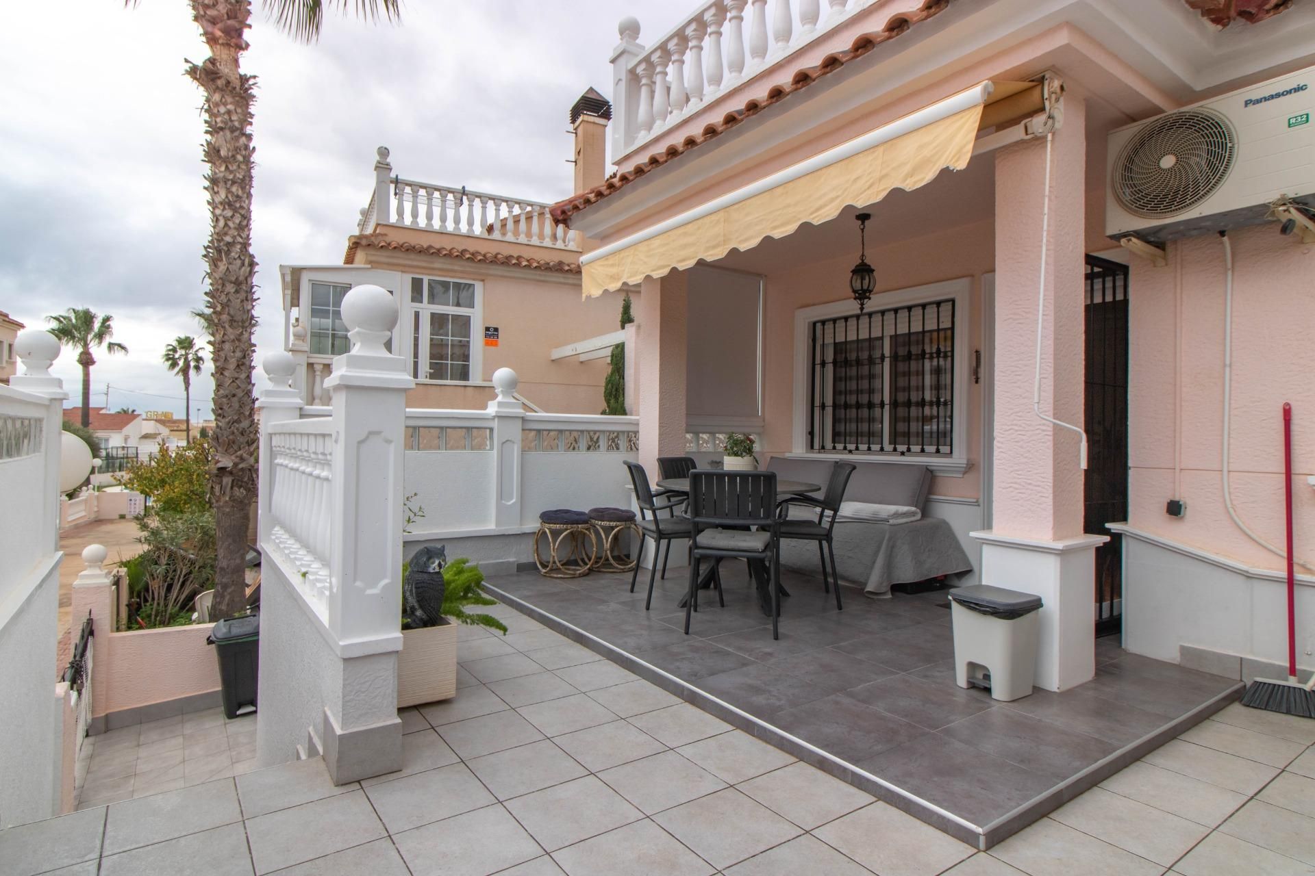 Terrace of Single-family semi-detached for sale in Torrevieja  with Air Conditioner, Private garden and Terrace
