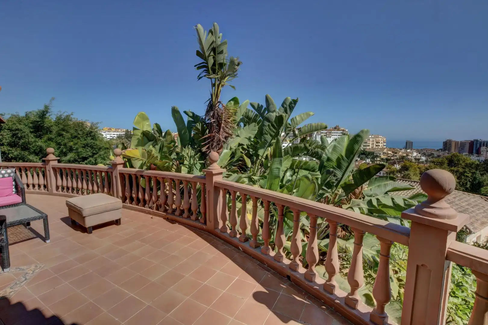 Terrassa de Casa o xalet en venda en Benalmádena amb Aire condicionat, Calefacció i Jardí privat