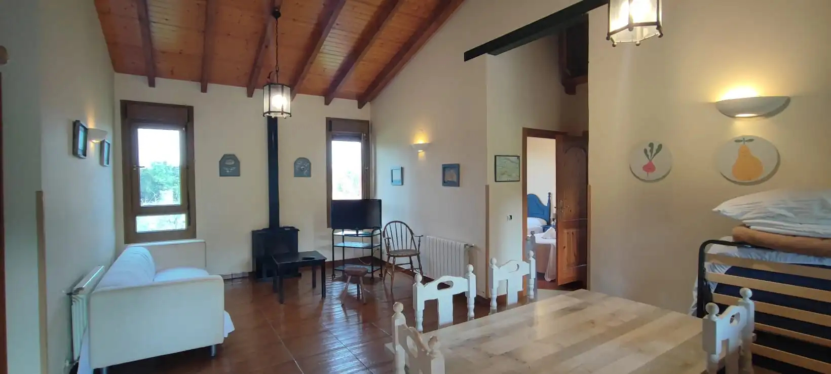 Wohnzimmer von Country house zum Verkauf in Llanes mit Heizung, Privatgarten und Terrasse