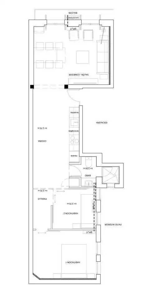 Wohnung zur Miete in Madrid mit Klimaanlage und Möbliert