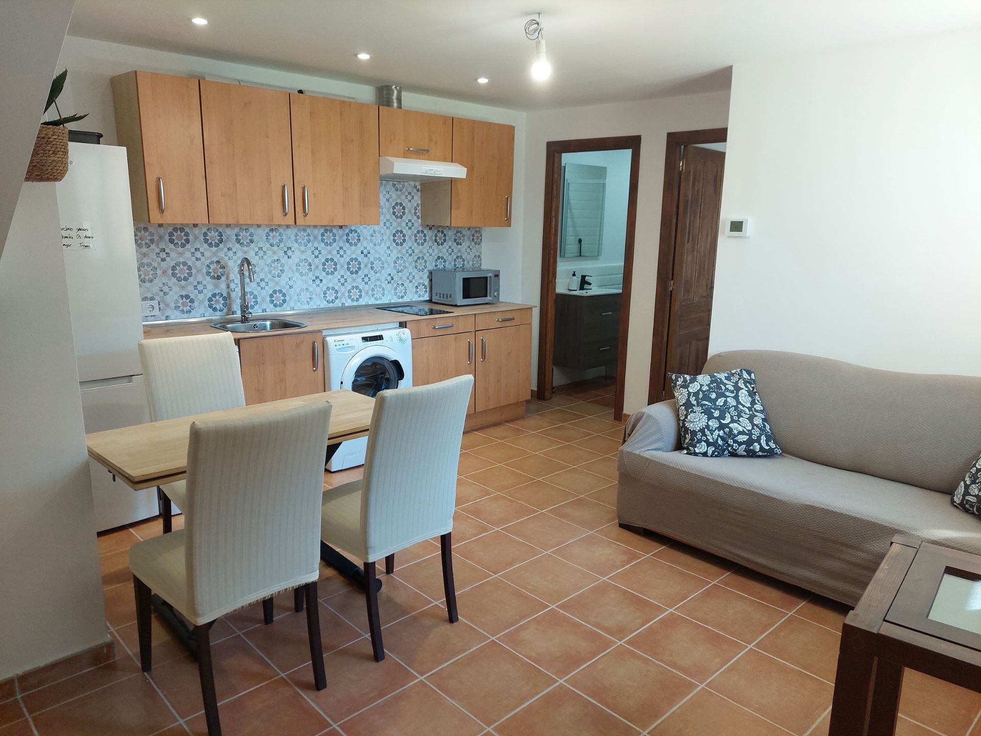 Kitchen of Apartment to rent in Jaca  with Heating, Furnished and Oven