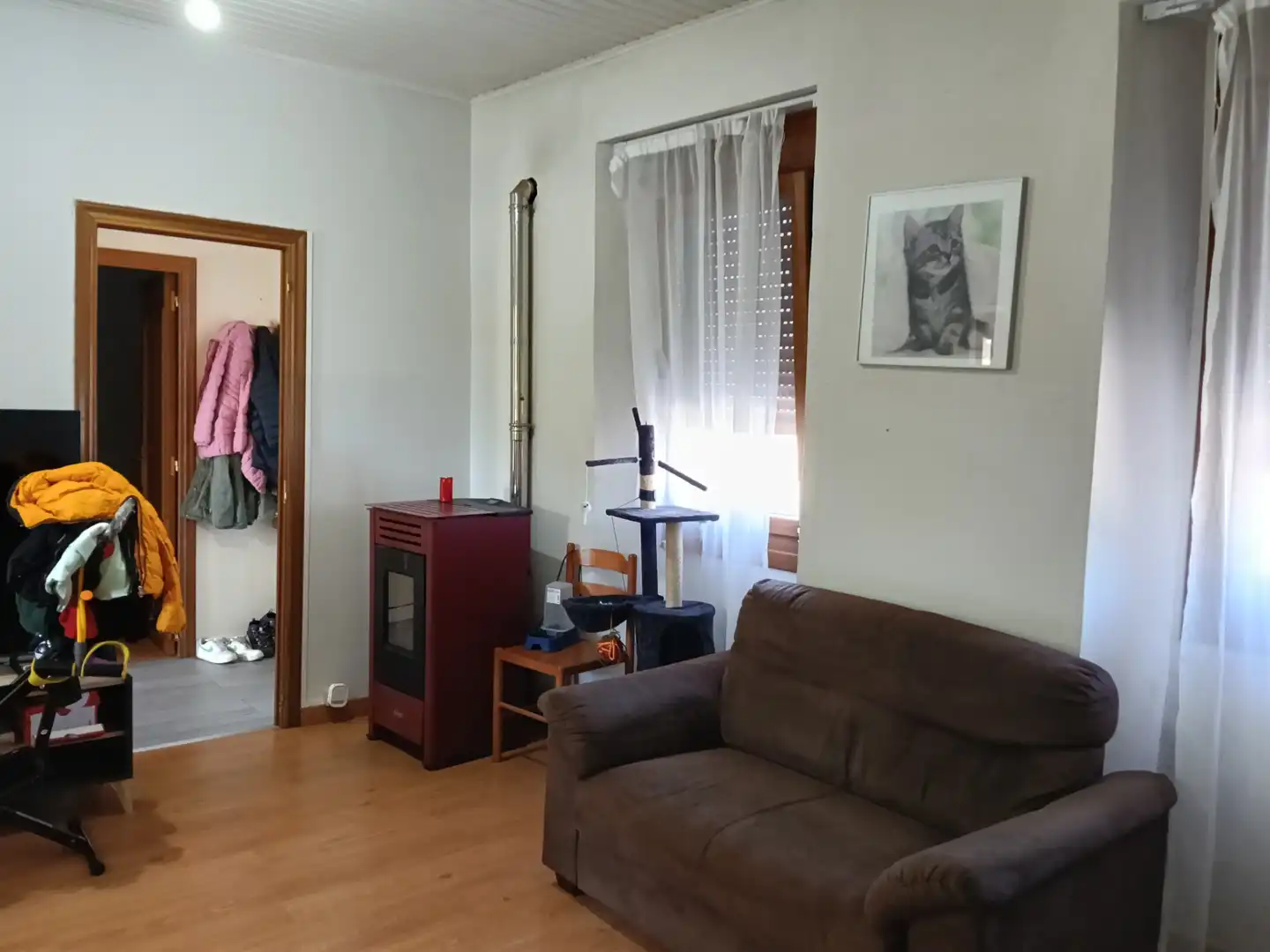 Sala d'estar de Casa o xalet en venda en Vilasantar amb Jardí privat i Traster