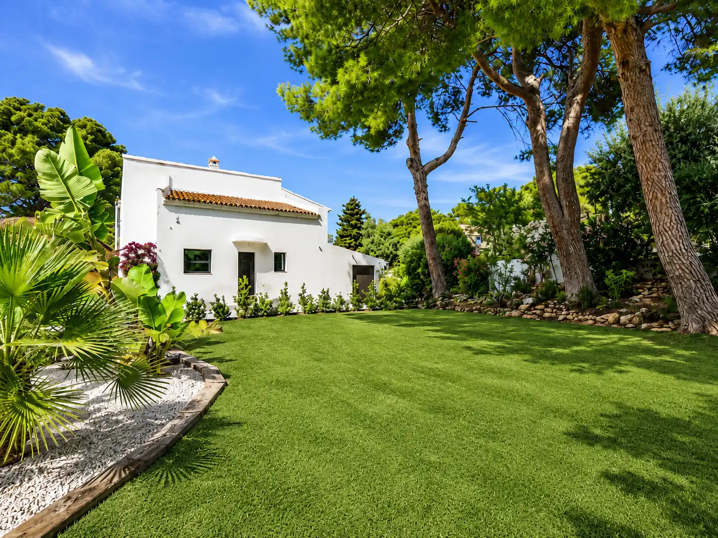 Garden of Houses for sale in Jávea / Xàbia  with Air Conditioner, Heating and Private garden