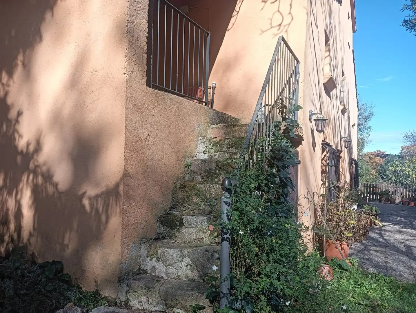 Terraza de Finca rústica en venta en Vallgorguina con Calefacción, Jardín privado y Horno