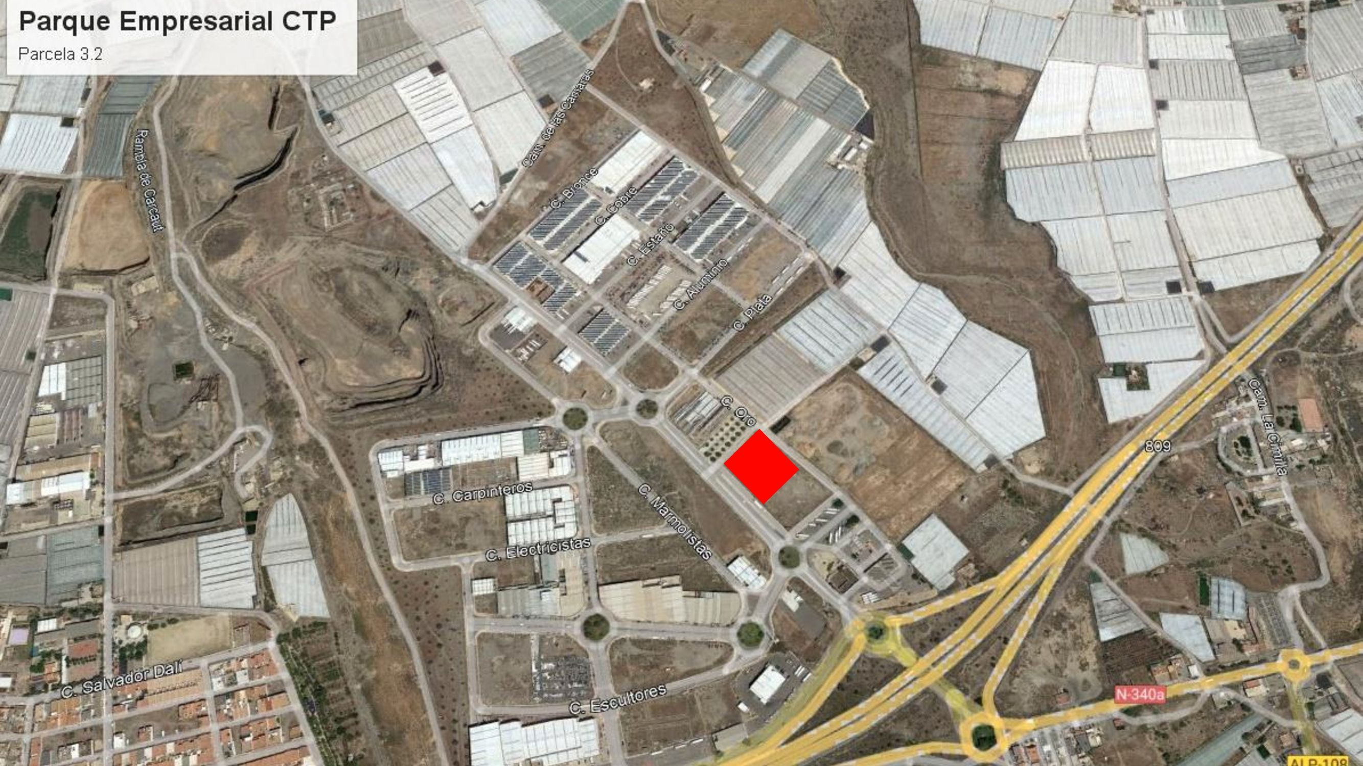 Industrial land for sale in Avenida de las Cantinas, 4, La Mojonera