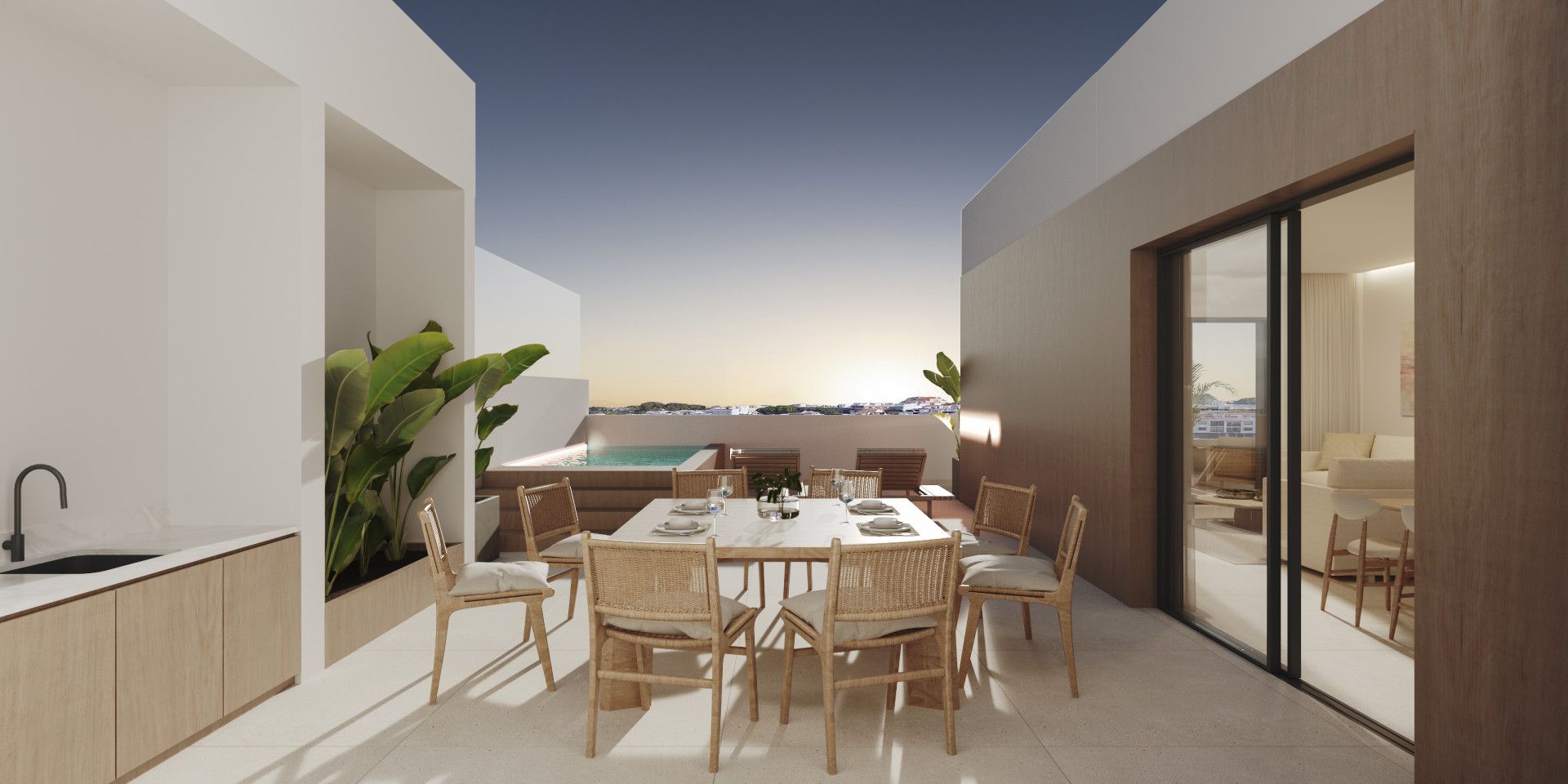 Terrassa de Apartament en venda en Marbella amb Aire condicionat, Terrassa i Balcó