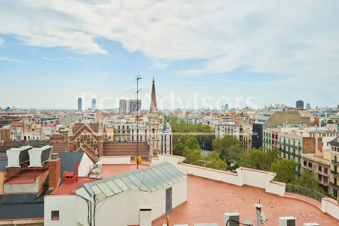 Terrace of Attic for sale in Barcelona  with Air Conditioner, Heating and Parquet flooring