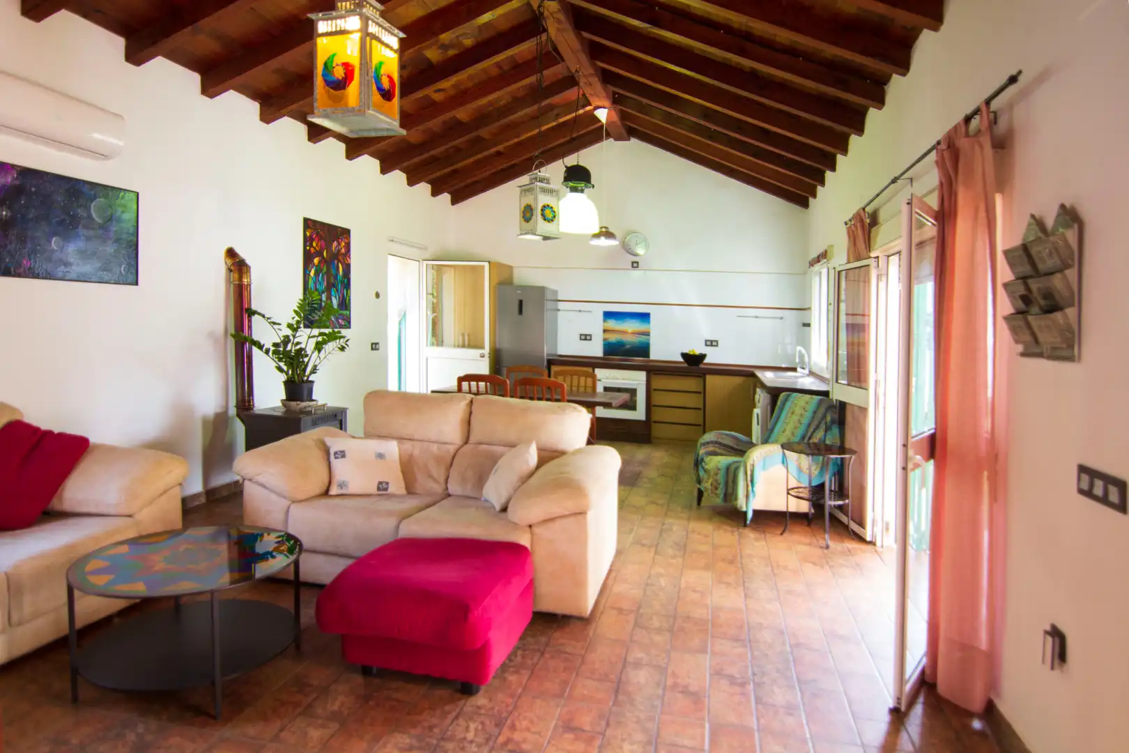 Living room of Country homes for sale in Barbate  with Air Conditioner, Heating and Private garden