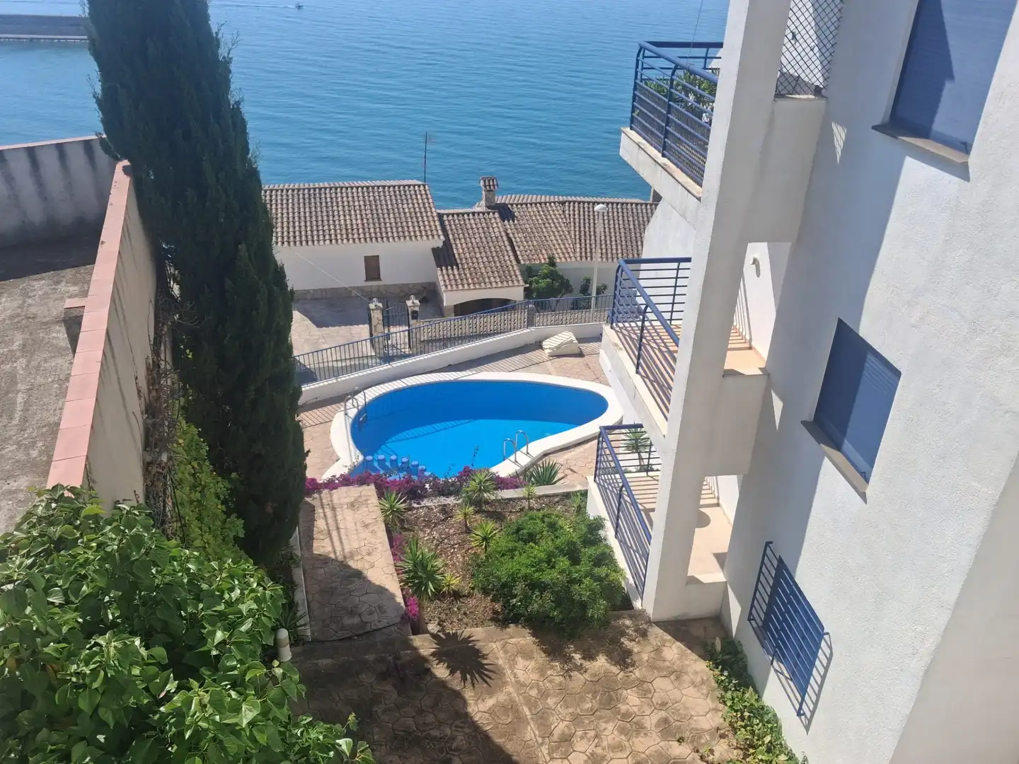 Swimming pool of Flat for rent in Peñíscola / Peníscola  with Air Conditioner, Terrace and Swimming Pool