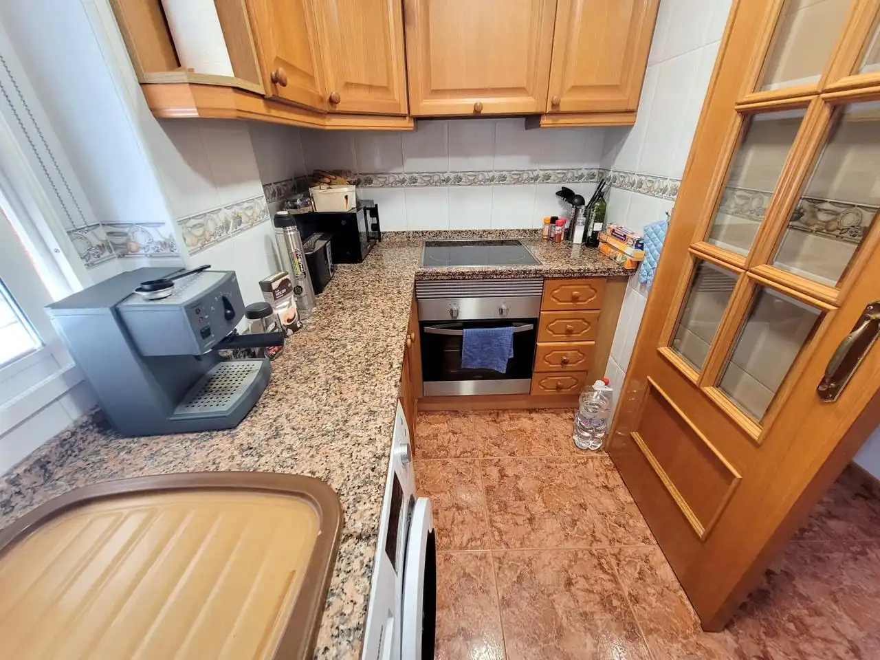 Kitchen of Apartments for rent in Gandia  with Air Conditioner, Terrace and Storage room