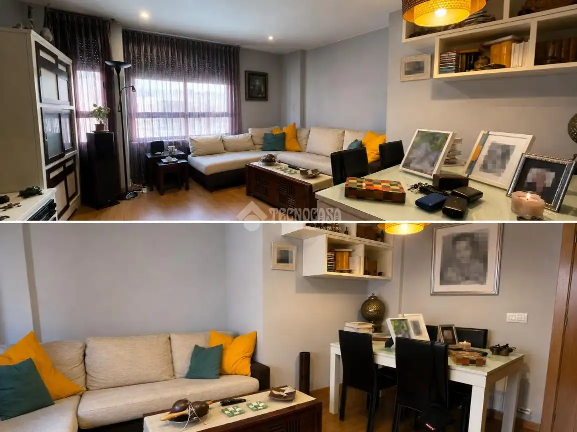 Wohnzimmer von Wohnung zum Verkauf in Zaragoza mit Klimaanlage, Heizung und Terrasse