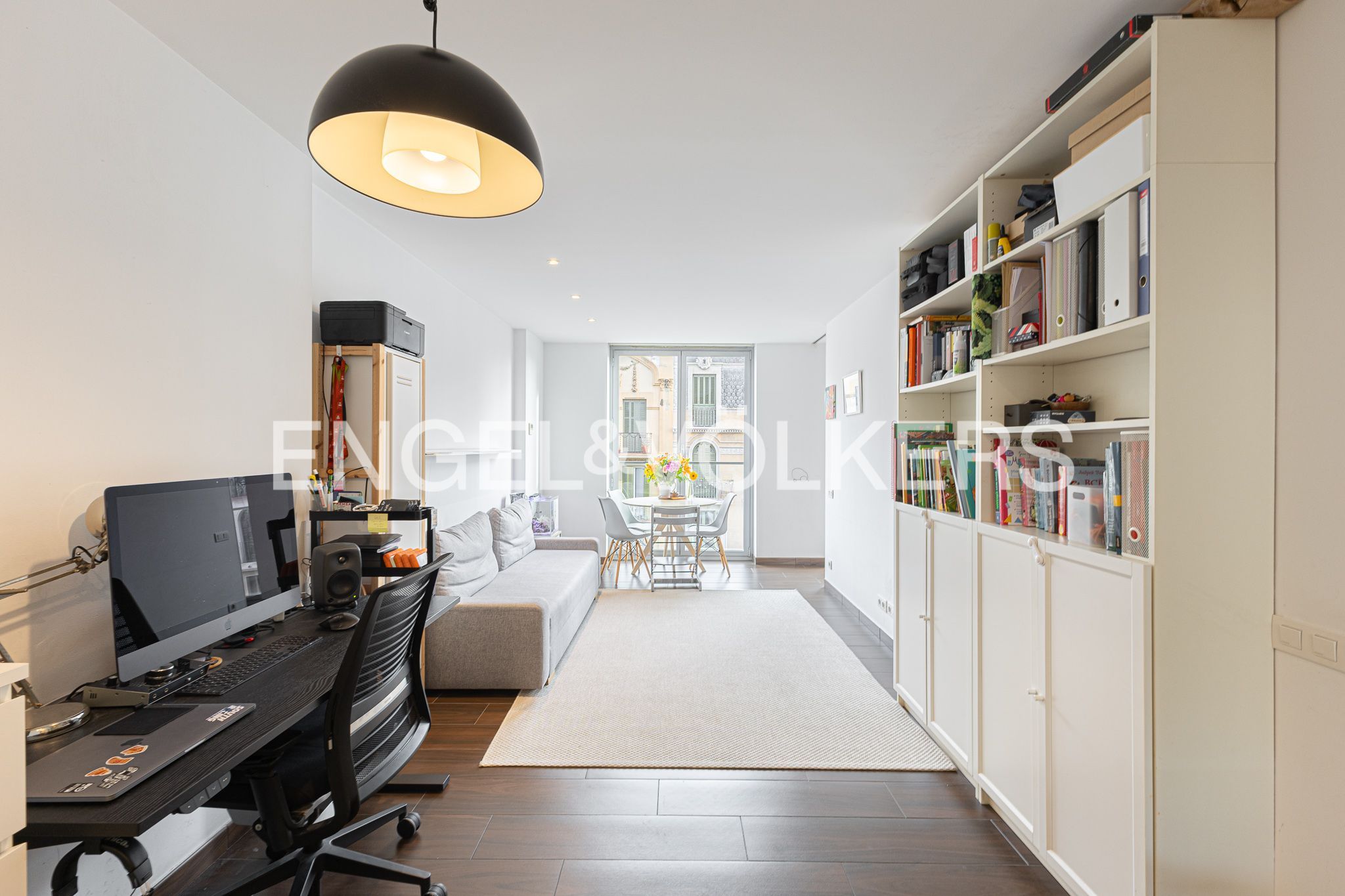 Living room of Flat for sale in  Barcelona Capital  with Air Conditioner and Heating
