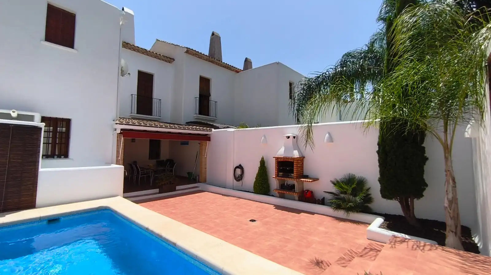 Swimming pool of Detached homes for sale in Dénia  with Air Conditioner, Heating and Private garden