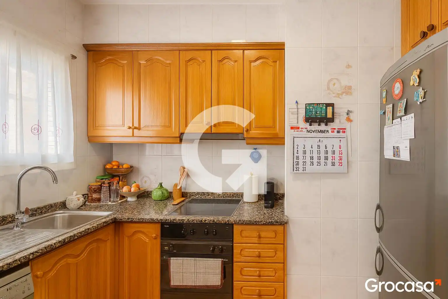 Küche von Maisonette zum Verkauf in Vilanova i la Geltrú mit Klimaanlage, Heizung und Terrasse