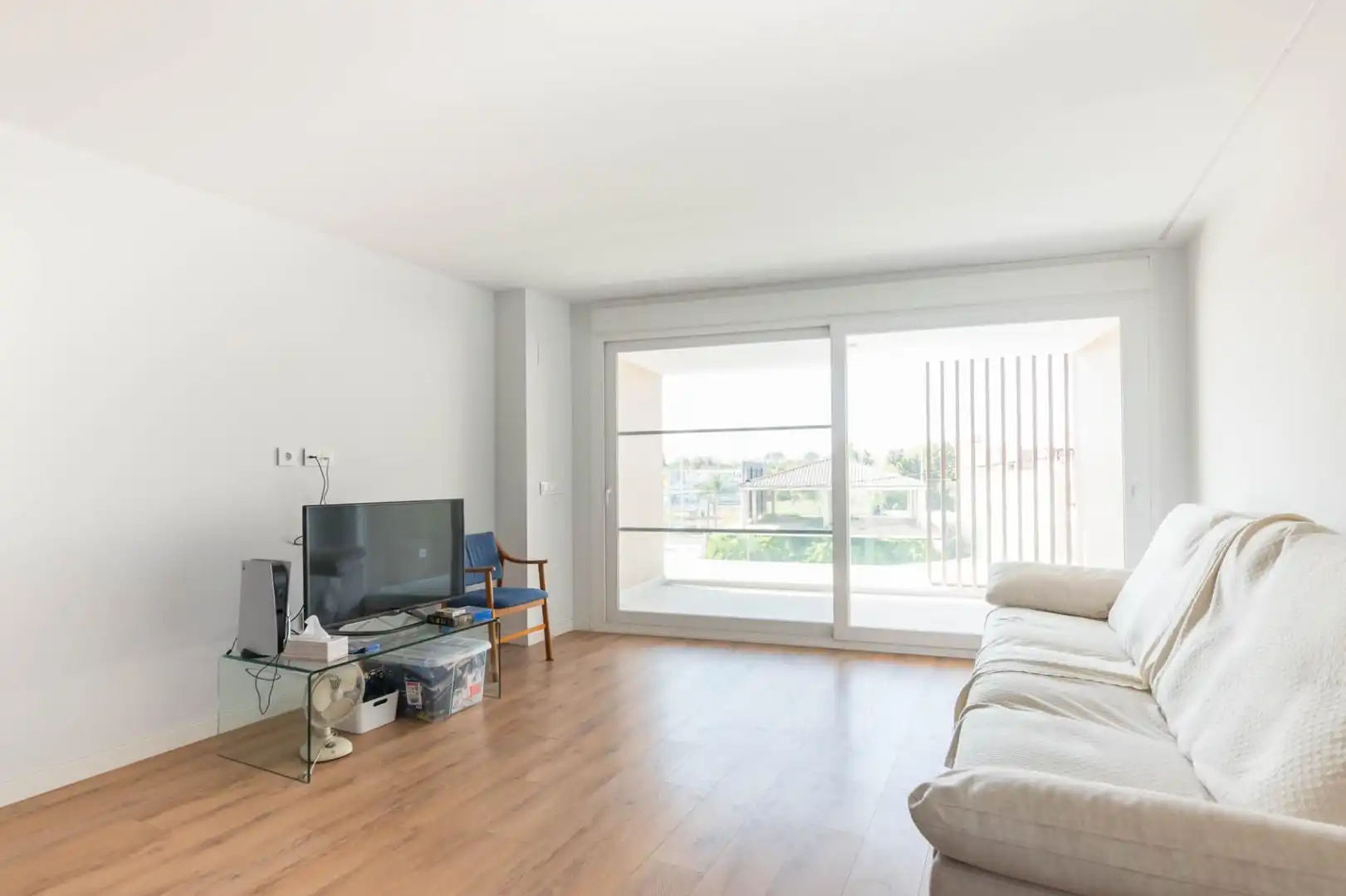 Living room of Flat for sale in Murcia  with Air Conditioner, Terrace and Storage room