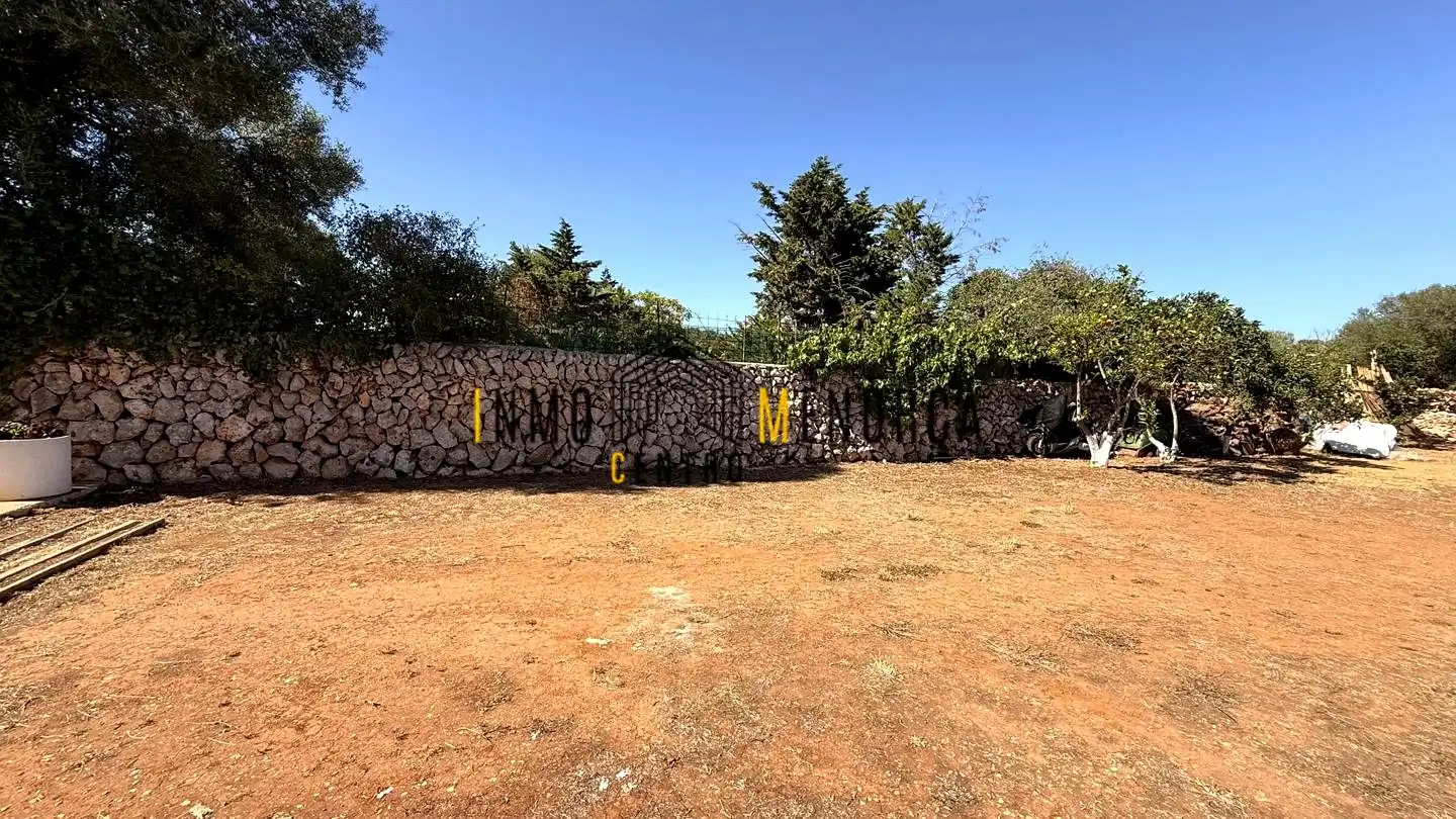 Vista exterior de Finca rústica en venta en Sant Lluís con Aire acondicionado, Jardín privado y Terraza